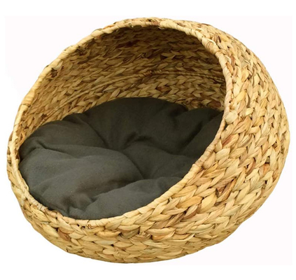 Cat Hanging Basket Bed Wicker Natural Seagrass Handwoven