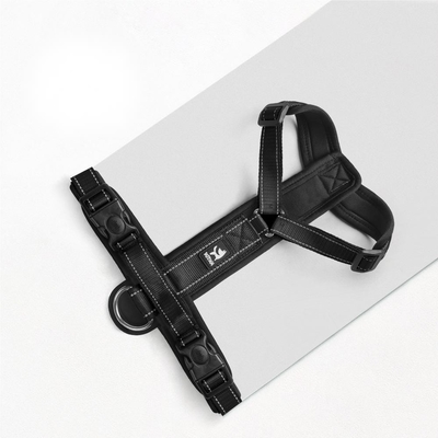 Reflective Strips Milk Silk Design Pet I Shaped Harness Leash For Dogs