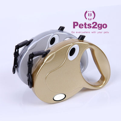 Led Lighting 380g Double Handle Retractable Dog Harness