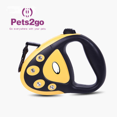 ABS Plastic Spring Locking 350g Retractable Pet Leash