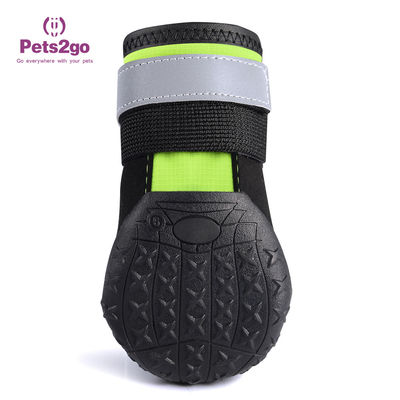 16.5cm Rubber Bottom Reflective Strip Dog Paw Shoes