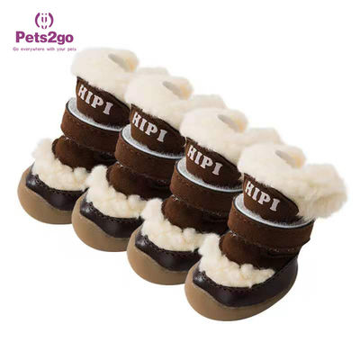 5 pounds Suede Thickened Cotton Pet Shoes For Dogs