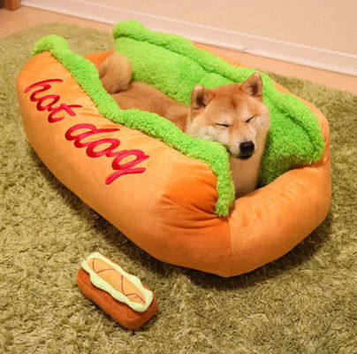 Soft Fiber 0.8kg OEM And ODM Dog Lounger Bed