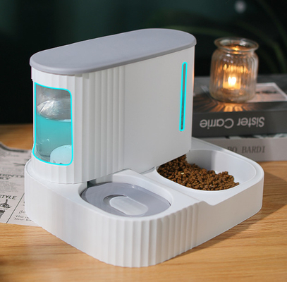 ABS Slow Automatic Cat Feeder And Water Dispenser