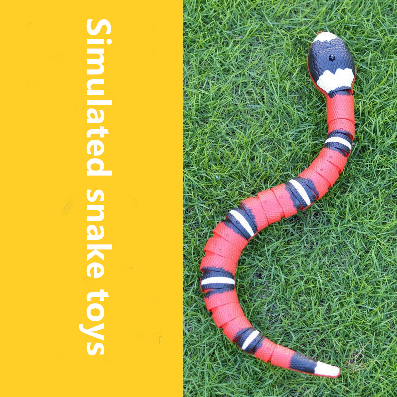 Electric Induction Remote Control Snake Toy For Cats Relief Fall Resistant Electric