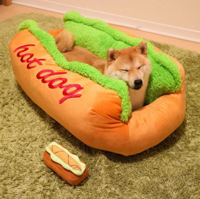 Soft Fiber 0.8kg OEM And ODM Dog Lounger Bed
