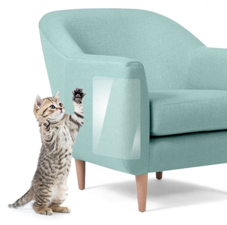 Custom Pvc Cat Scratching Guard Pet Furniture Protector On Sofa 2 Pack
