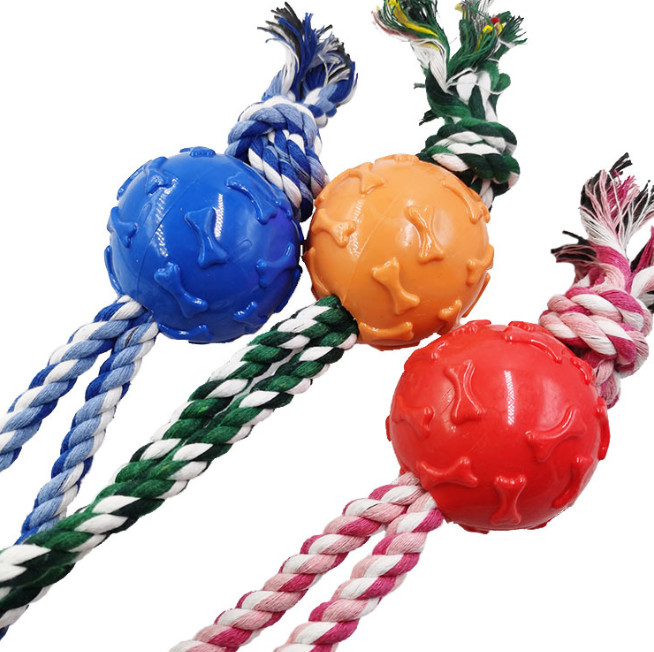 bola de la cuerda del animal doméstico