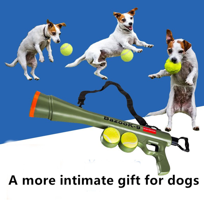 bola del juguete del dispensador de la invitación del perro