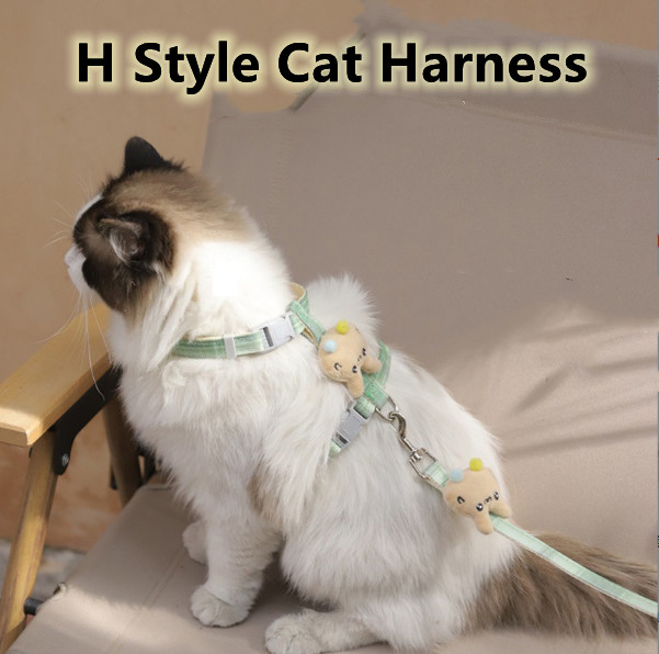 arnés del gato del estilo de h
