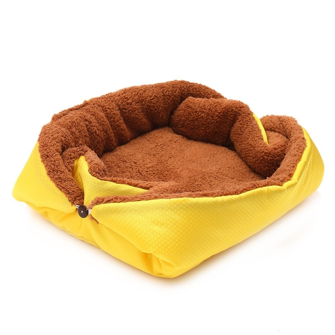 cama del animal doméstico de la felpa