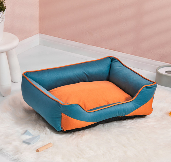la cama más comfiest del perro