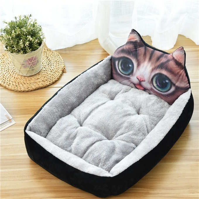 cama de la cabaña del perro