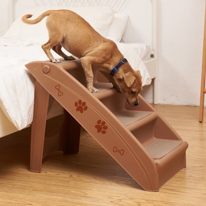 escaleras del animal doméstico para la cama 30 pulgadas de alto