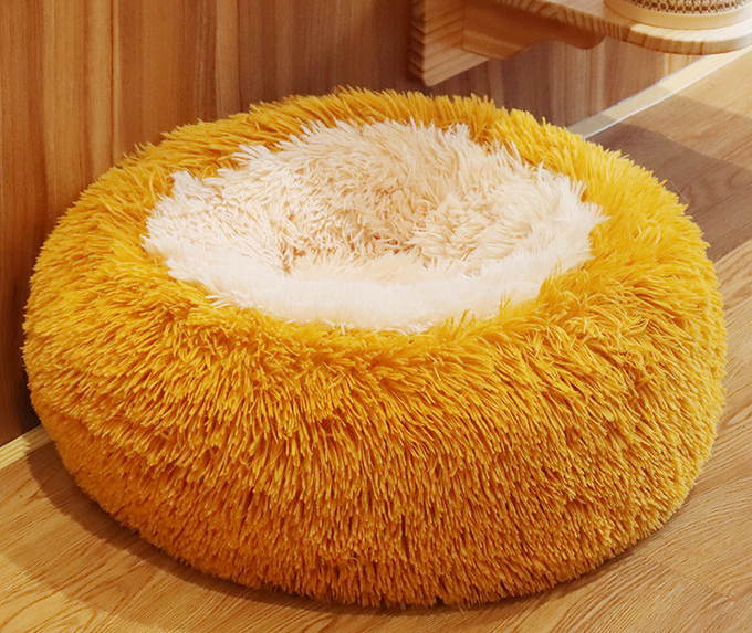 cama mullida del perro del buñuelo