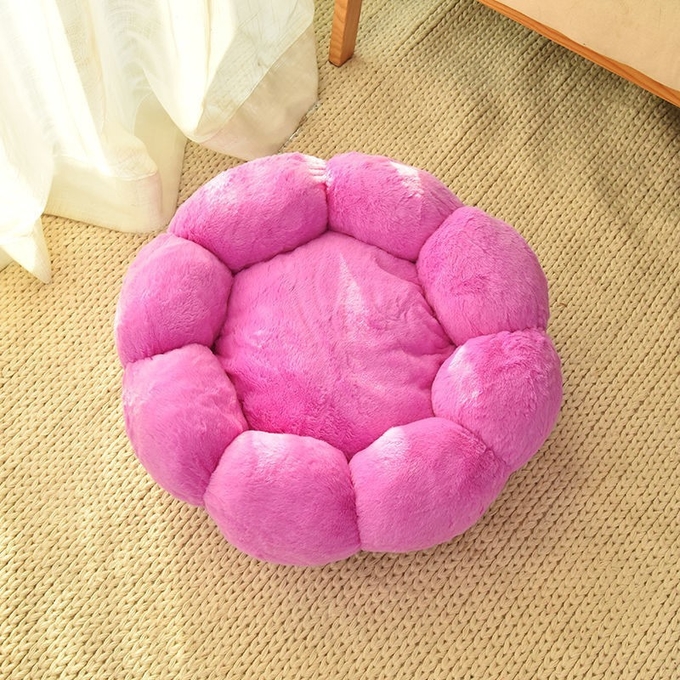 colchón púrpura del perro