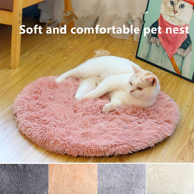 cama del perro del buñuelo de la felpa
