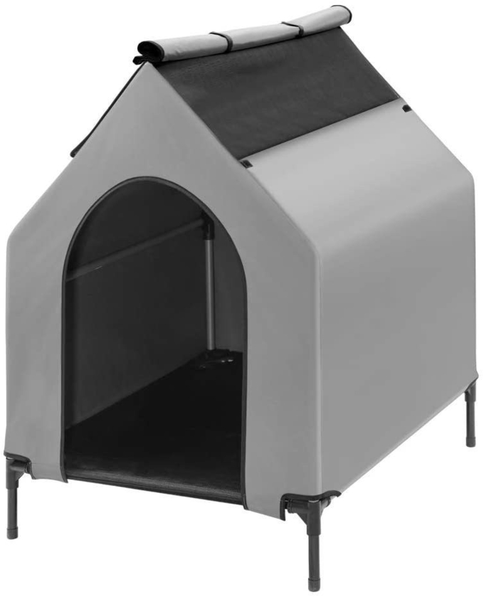 el xl elevó la cama del perro